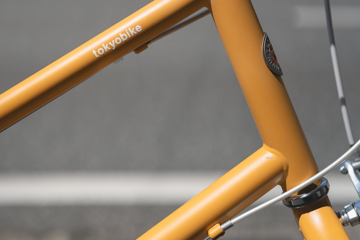 自転車 Tokyobike CALIN マスタードカラー 前かご＆リアキャリア付き