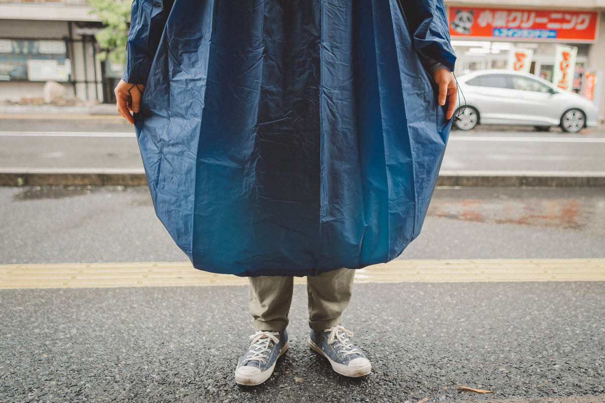 FAIRWEATHER packable rain poncho – tokyobike plus fukuoka