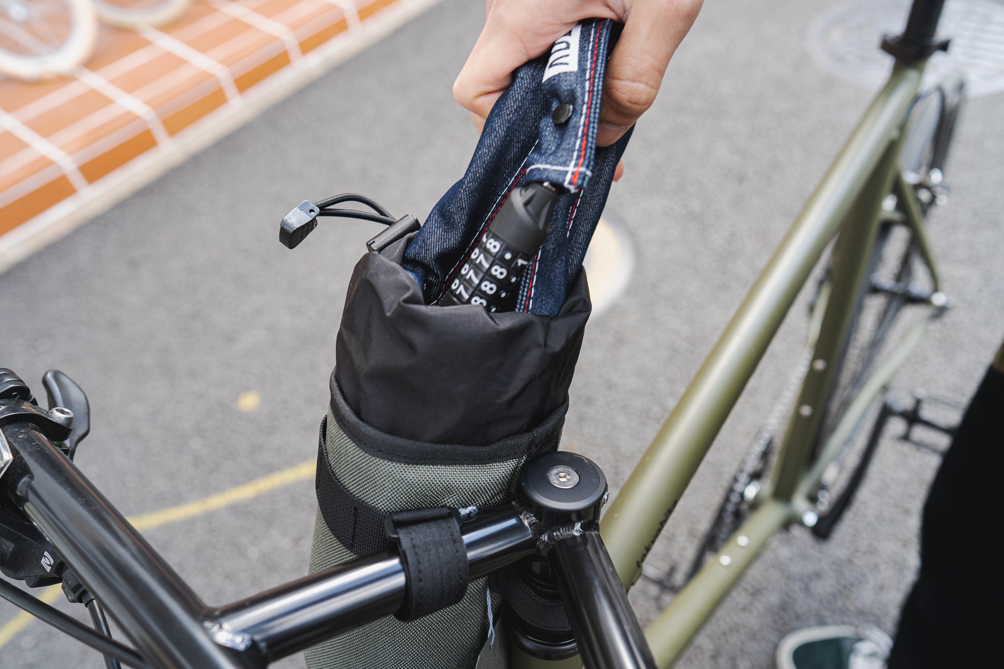 FAIRWEATHER* multi bike bag (black)オマケ付 - 自転車